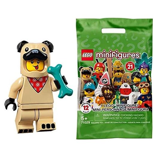 LEGO 71029 Collectable Minifigures Series 21 - Pug Costume Guy