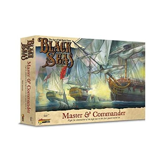 Black Seas The Age of Sail Master & Commander Starter Set Table Ship Top Combat Battle War Game 791510001