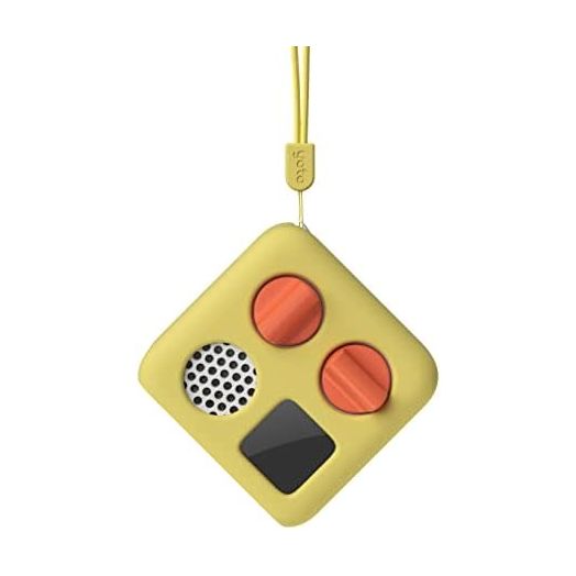 Yoto Mini Adventure Jacket in Sweet Corn (Yellow) with Matching Wrist Lanyard – Accessory for Kids Yoto Mini Audio Player, Anti-Slip Silicone Skin Cover, Fitted Protective Sleeve Case