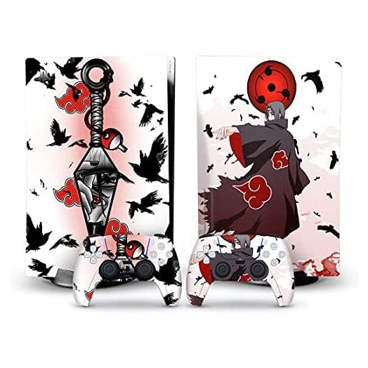 Mmoptop PS5 Skin Disc Edition Anime Console and Controller Vinyl Cover Skins Wraps for Playstation 5 Disc Version