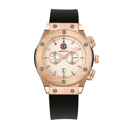 Men's Wrist Watches, Analog Quartz Watch for Men with Calendar, Luxury Casual Stylish Men's Watch with Silicone Strap