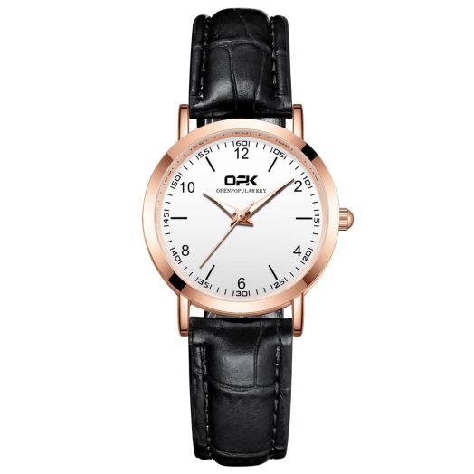 Wrist Watch for Women, Quartz Women's Watch with Simple Fashion Designed, Classic Lady Watches with Breathable Leather Band
