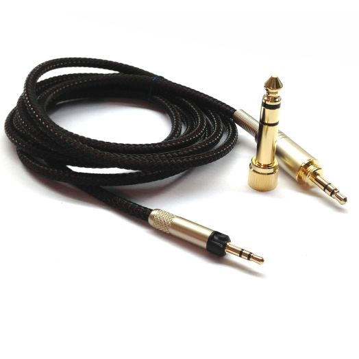 NewFantasia Replacement Audio Upgrade Cable for Sennheiser HD598 / HD558 / HD518 / HD598 Cs / HD599 / HD569 / HD579 Headphones 1.5meters/4.9feet