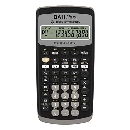 (Texas Instruments) Advanced Financial Calculator (BA II Plus)