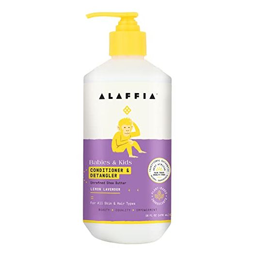 Alaffia Kids Conditioner and Detangler, Lemon Lavender