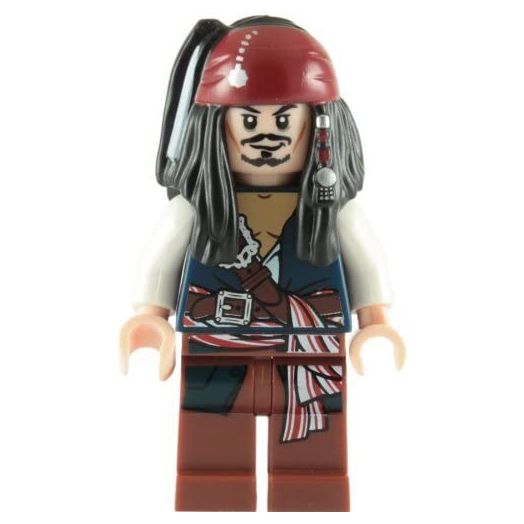 LEGO Pirates of The Caribbean: Captain Jack Sparrow Minifigure