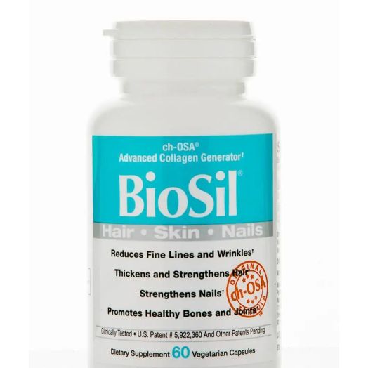 Natural Factors BioSil Skin, Hair, Nails - 60 Vegetarian Capsusles