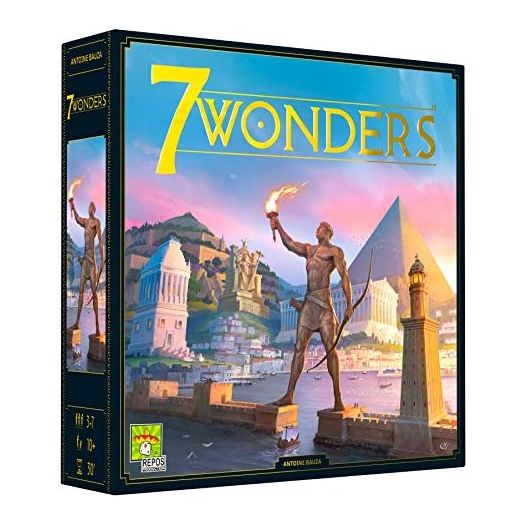 Repos Production 7 Wonders Board Game (BASE GAME), New Edition, Board Game