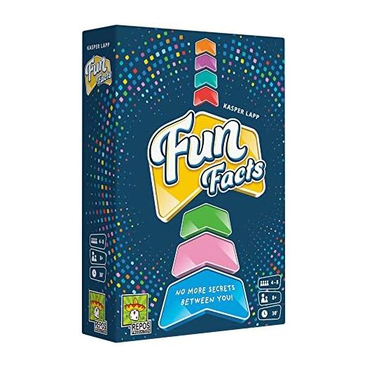 Fun Facts Party Game | Cooperative Trivia / Strategy / Fun Family Game| Ages 8+ | 4-8 Players | Average Playtime 30 Minutes | Made by Repos Production