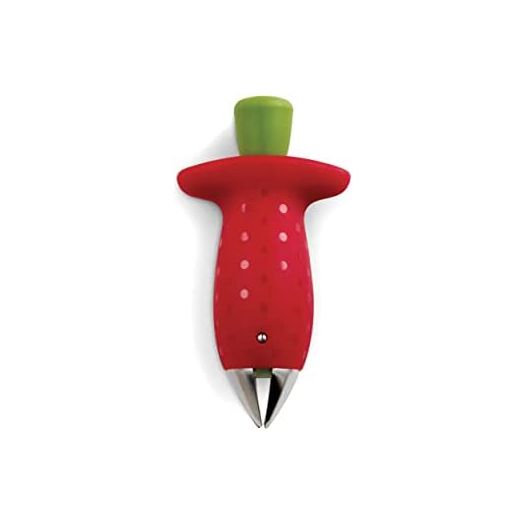 Chef'n Original Stem Gem Strawberry Huller, Red/Green -