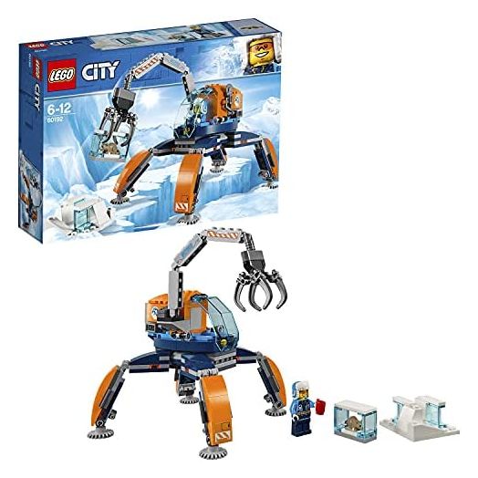 LEGO City Arctic Ice Crawler, Winter Expedition Vehicle Toy, Heavy Snow Crane
