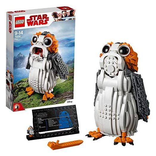 LEGO Star Wars PORG Building Set, Ahch-to Sea-Dwelling Bird Figure, Collectible Model