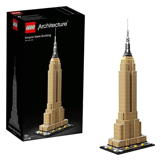 LEGO 21046 Architecture Empire State Building New York Landmark Collectible Model Building Set