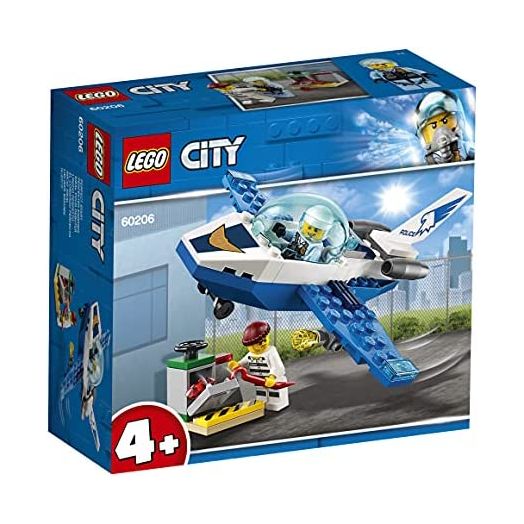 LEGO City Police Sky Police Jet Patrol Playset, Minifigures & Accessories, Police Toys for Kids