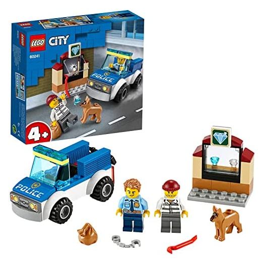 LEGO 60241 City  4+ Police Dog Unit with Car and Dog Figure for 4+ Years Old