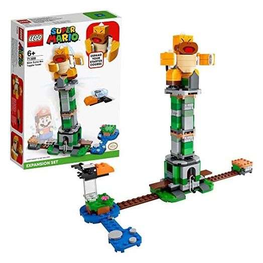LEGO 71388 Super Mario Boss Sumo Bro Topple Tower Expansion Set, Collectible Buildable Game Toy for Kids