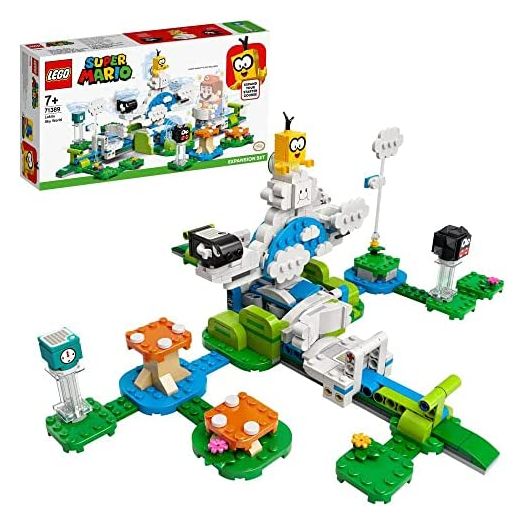 LEGO 71389 Super Mario Lakitu Sky World Expansion Set, Collectible Buildable Game Toy for Kids