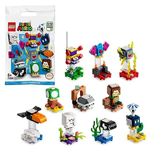 LEGO 71394 Super Mario Character Packs – Series 3, Toy Collectible Figures, Gift Idea for Kids (1 Unit - Style Picked at Random)