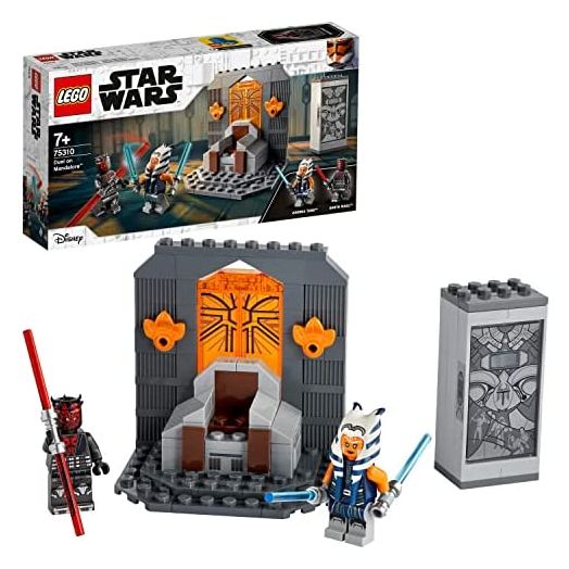 LEGO 75310 Star Wars Duel on Mandalore Building Toy for Boys and Girls Age 7 , Set with Darth Maul Minifigure and Lightsabers