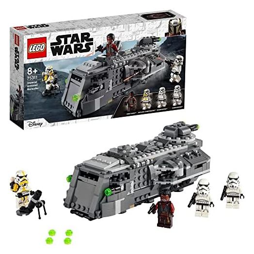 LEGO 75311 Star Wars Imperial Armoured Marauder Building Toy for Kids Age 8 , Mandalorian Model Set with 4 Minifigures
