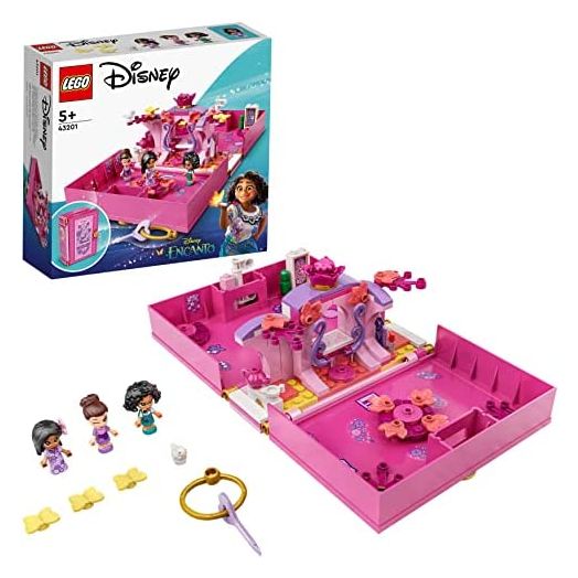 LEGO 43201 Disney Isabela’s Magical Door Buildable Toy from Disney’s Encanto Movie, Portable PLayset, Travel Toys for Kids