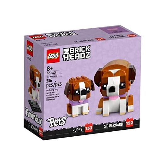 LEGO BrickHeadz Saint Bernard Dog and Puppy Set 40543