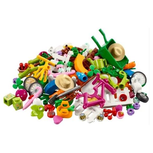 LEGO 40606 Spring VIP Add on Pack Cool Polybag with Random Fun Bricks and Pieces Including Carrots, Flowers, Cherries, Ladybirds, Birds, Bunnies and a Lamb For 6 years and up