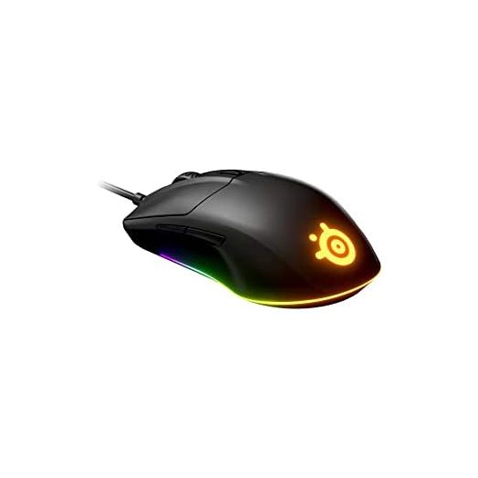 SteelSeries Rival 3 - Gaming Mouse - 8,500 CPI TrueMove Core Optical Sensor - 6 Programmable Buttons - Split Trigger Buttons