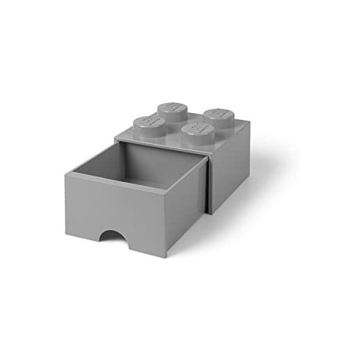 LEGO Brick Drawer 4 Stone Gray