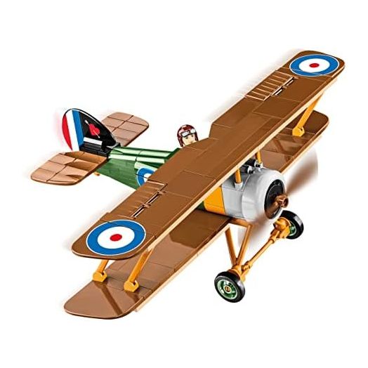COBI Historical Collection Great War Sopwith F.1 Camel Plane, Multicolor, 175 pieces, Small