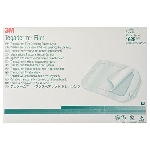 Tegaderm Transparent Dressing, 6 x 8 Inch, 10 Count