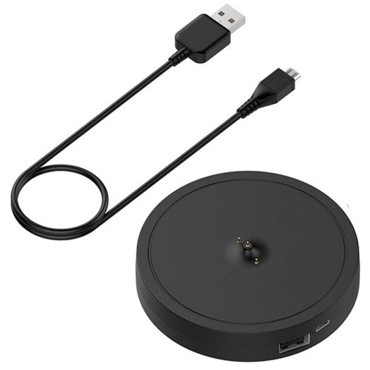 Power Up Charging Dock for Ultimate Ears UE Boom 3/Megaboom 3/Blast/Megablast, Charger Cradle Mount Stand Base Station with Extra USB Port, USB Cable (Black)