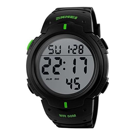 Gosasa Digital Sports Watch LED Screen Large Face Military Watches and Waterproof Casual Luminous Simple Watch