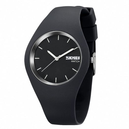 Gosasa Casual Simple Style Silicone Strap Women Men Sports Watches 30M Waterproof