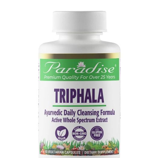 Paradise Herbs Triphala - 60 Vegetarian Capsules
