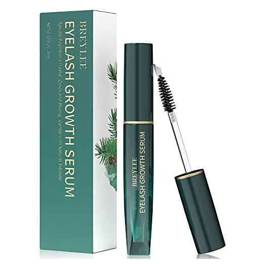 Eyelash Growth Serum BREYLEE Lash Serum for Thicker Brows and Grow Bows Faster, Longer, Fuller (3ML/ 0.1 Fl. Oz)
