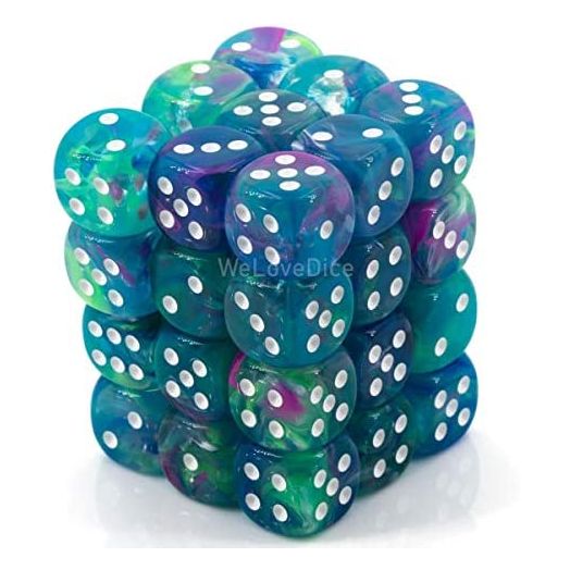 Chessex Festive Waterlily D6 12mm Dice Set [CHX27946]