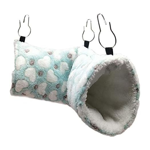 Oncpcare Hanging Tunnel for Small Animals, Hanging Pet Rat Toys Ferret Hammock, Ferret Chinchilla Squirrel Guinea Pig Rat Cage Accessories