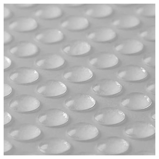 Eshanmu Self-Adhesive Clear Rubber Feet Tiny Bumpons 0.25" in Diameter x 0.079" Height PACK/100pcs (6x2mm 100pcs)