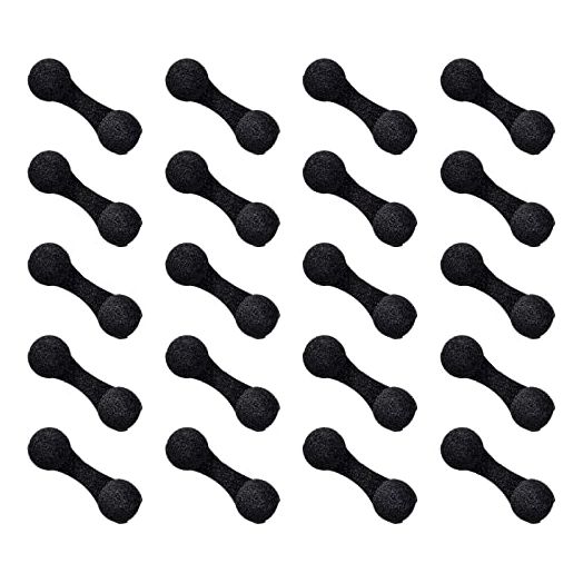 100 Pieces Elera Spray Tan Disposable Nose Filters for Sunless Airbrush Spray Tanning (Black)