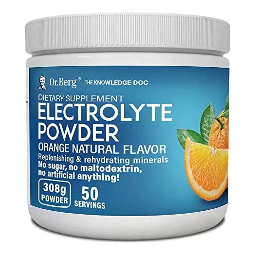 Dr. Berg Nutritionals Original Keto Electrolytes Powder, Sugar Free (50 Servings)