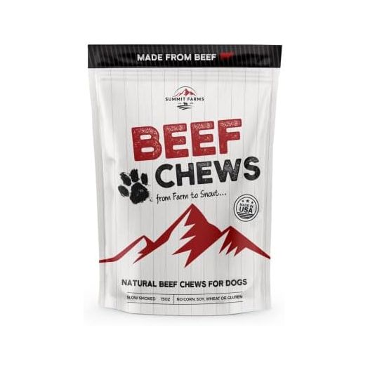 Beef Jerky Square Dog Treats 15 Oz Pack All-American Slow Roasted Beef Training Treats for Dogs - Healthy & Delicious Beef Jerky Dog Treats - A Must-Have Reward Snack for Dogs