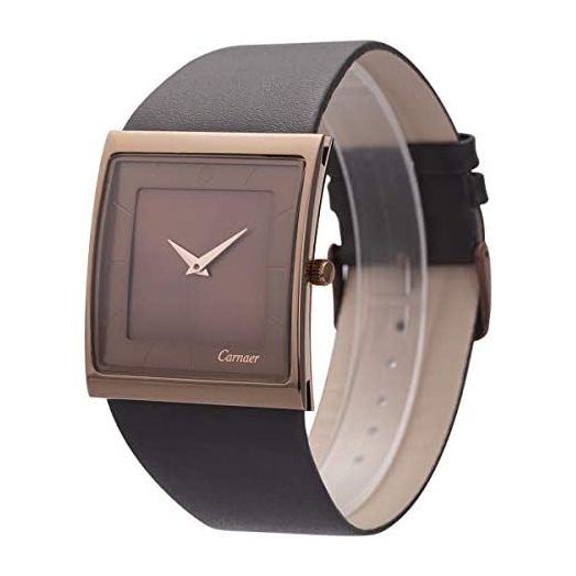 Wrist Watch Minimalist Men Square Dial Bussiness Style SIBOSUN Leather Strap Quartz Analog