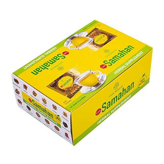 100 Link Samahan Ayurvedic Herbal Tea Packets Sri Lankan