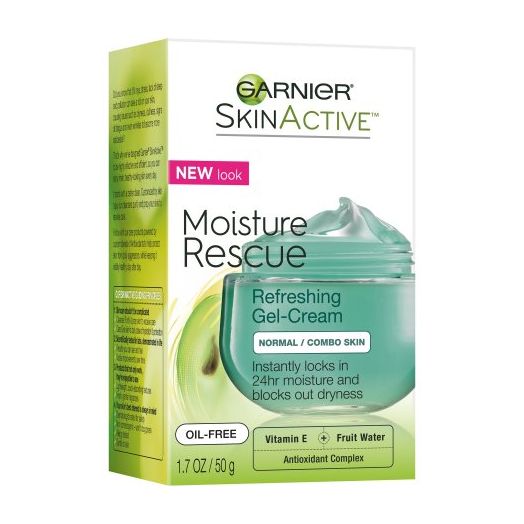 Garnier SkinActive Moisture Rescue Refreshing Gel-Cream for Normal/Combo Skin 1.7 oz. Box