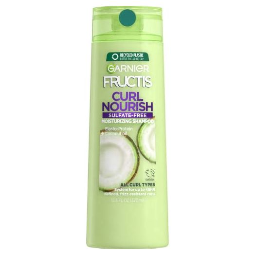 Garnier Hair Care Fructis Triple Nutrition Curl Nourish Shampoo, 12.5 Fluid (Packaging May Vary)