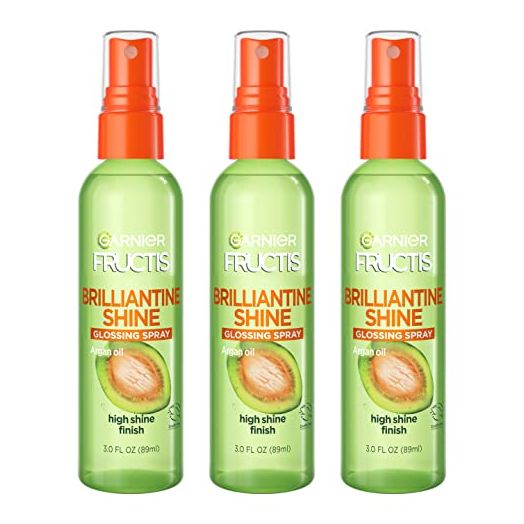 Garnier Hair Care Fructis Style Brilliantine Shine Glossing Spray, 3 Count
