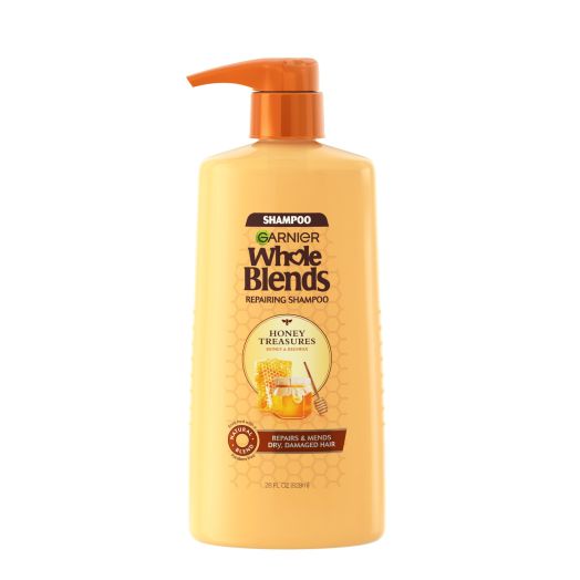Garnier Whole Blends Repairing Nourishing Daily Shampoo with Honey Treasures, 28 fl oz