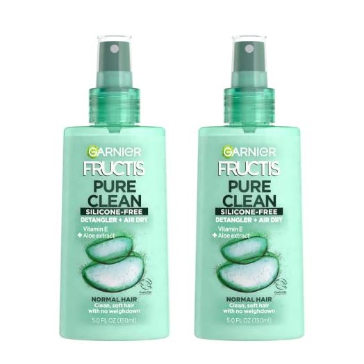 Garnier Fructis Pure Clean Detangler + Air Dry, Silicone and Paraben Free