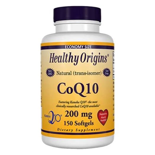 Healthy Origins kaneka COQ10 Gels, 200 Mg, 150 Count